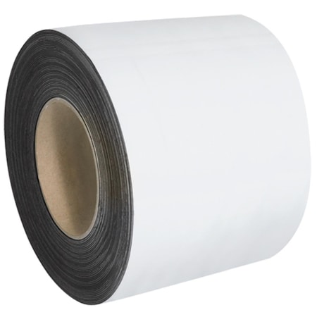 Officespace 4 in. x 50 ft. White Warehouse Labels - Magnetic Rolls OF2820026